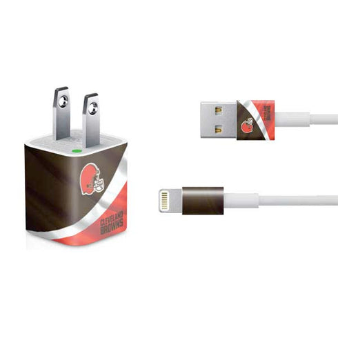 NFL Cleveland Browns iPhone Charger (5W USB) Skin