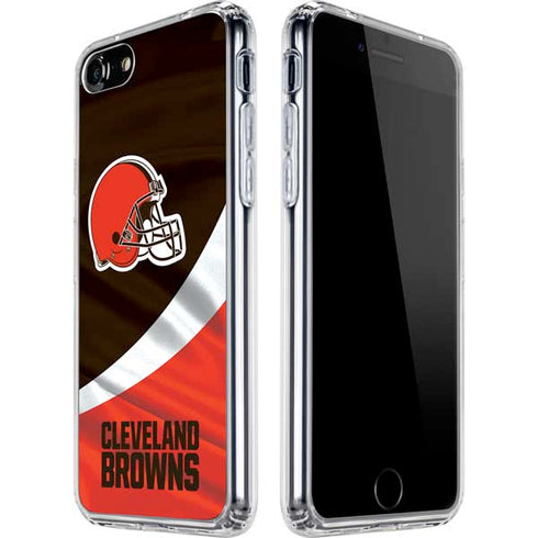 NFL Cleveland Browns iPhone SE (2nd & 3rd Gen) Clear Case