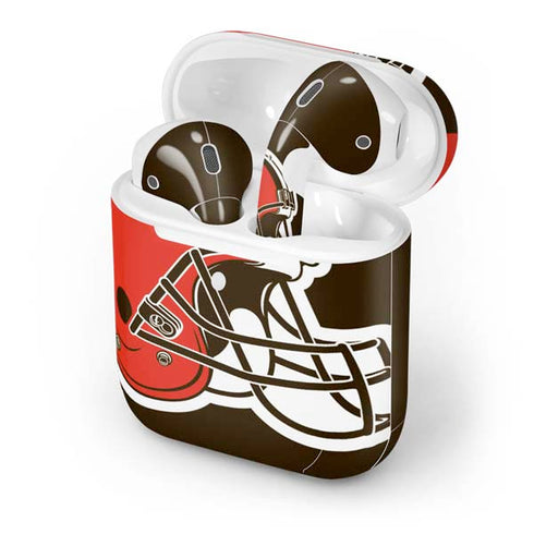 NFL Cleveland Browns Large Logo Apple AirPods 2 Skin