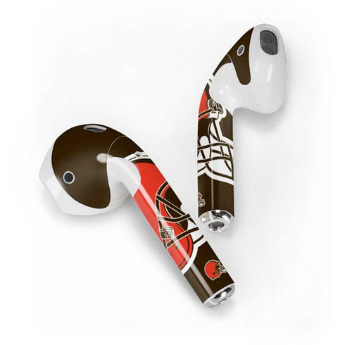 NFL Cleveland Browns Large Logo Apple AirPods Skin