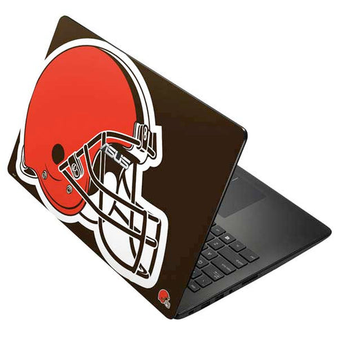 NFL Cleveland Browns Large Logo Asus X502CA 15.6 Skin