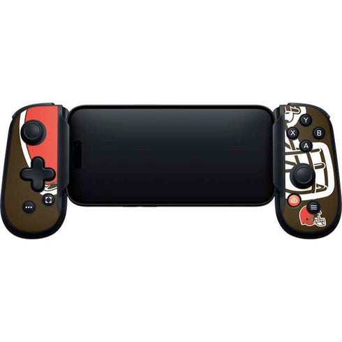 NFL Cleveland Browns Large Logo Backbone One for iPhone Game Controller Skin