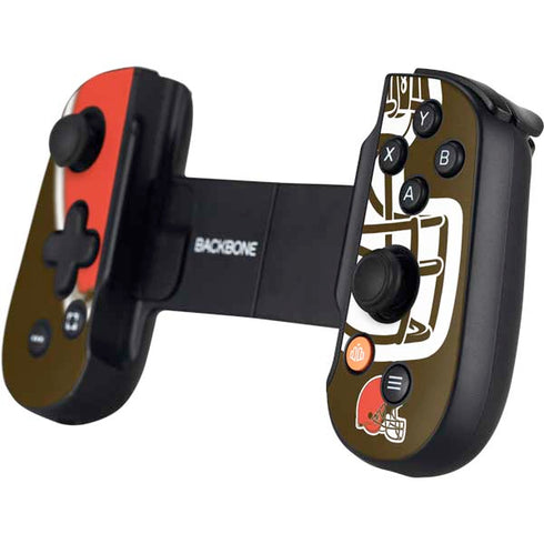NFL Cleveland Browns Large Logo Backbone One for iPhone Game Controller Skin