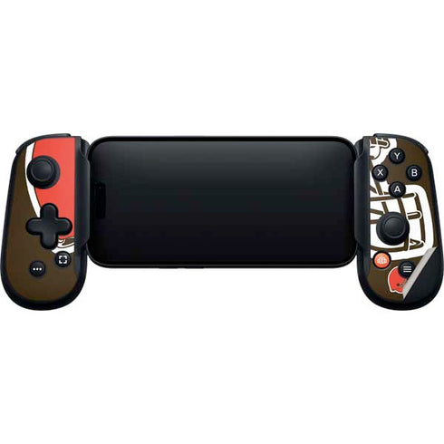 NFL Cleveland Browns Large Logo Backbone One for iPhone Game Controller Skin