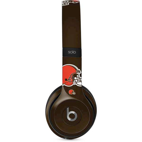 NFL Cleveland Browns Large Logo Beats Solo 2 Wired Skin