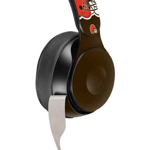 NFL Cleveland Browns Large Logo Beats Solo Pro Skin