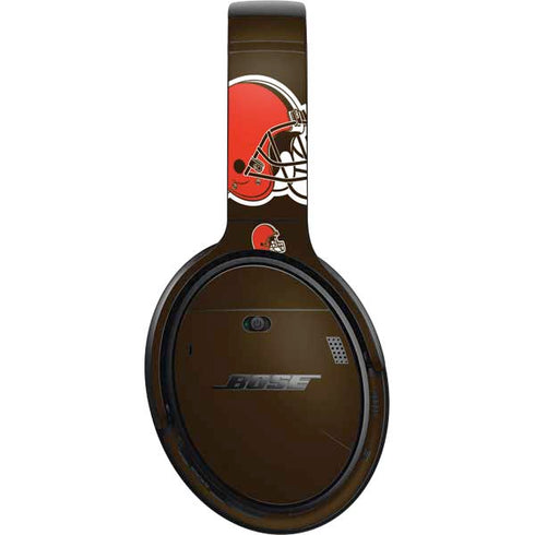 NFL Cleveland Browns Large Logo Bose QuietComfort 35 Headphones Skin