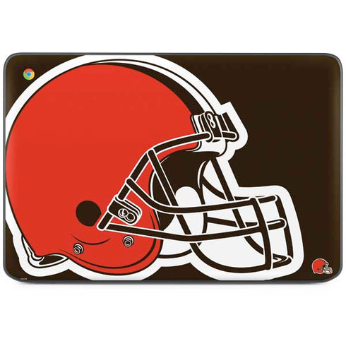 NFL Cleveland Browns Large Logo HP Chromebook Skin