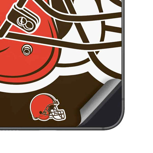 NFL Cleveland Browns Large Logo Galaxy A14 5G Skin