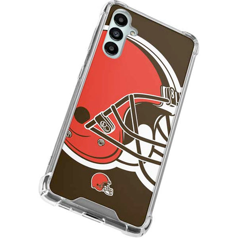 NFL Cleveland Browns Large Logo Galaxy A15 5G Clear Case