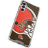 NFL Cleveland Browns Large Logo Galaxy A15 5G Clear Case