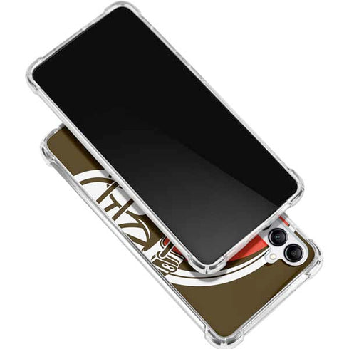 NFL Cleveland Browns Large Logo Galaxy A15 5G Clear Case