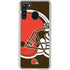NFL Cleveland Browns Large Logo Galaxy A21 Clear Case