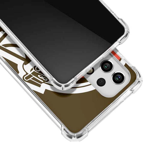 NFL Cleveland Browns Large Logo Galaxy A33 5G Clear Case