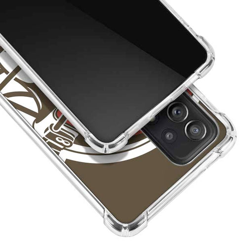 NFL Cleveland Browns Large Logo Galaxy A52 5G Clear Case