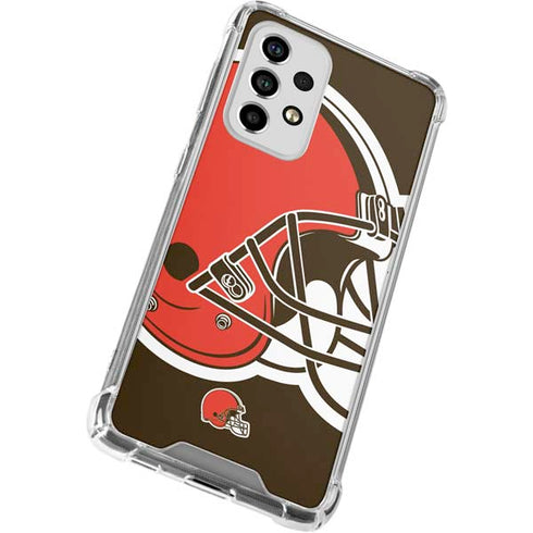 NFL Cleveland Browns Large Logo Galaxy A53 5G Clear Case