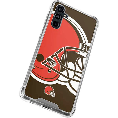 NFL Cleveland Browns Large Logo Galaxy A54 5G Clear Case