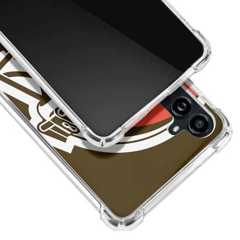 NFL Cleveland Browns Large Logo Galaxy A54 5G Clear Case