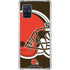 NFL Cleveland Browns Large Logo Galaxy A71 5G Clear Case