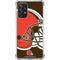 NFL Cleveland Browns Large Logo Galaxy A72 5G Clear Case