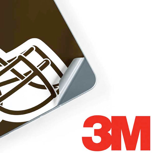 NFL Cleveland Browns Large Logo Galaxy Book 12in Skin