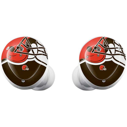 NFL Cleveland Browns Large Logo Galaxy Buds Plus Skin