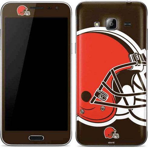 NFL Cleveland Browns Large Logo Galaxy J3 Skin
