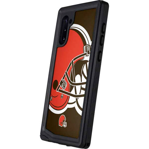 NFL Cleveland Browns Large Logo Galaxy Note 10 Waterproof Case