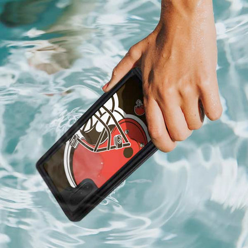 NFL Cleveland Browns Large Logo Galaxy Note 10 Waterproof Case