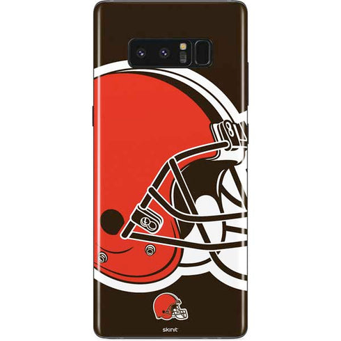 NFL Cleveland Browns Large Logo Galaxy Note 8 Skin