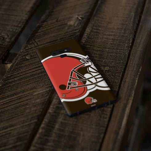 NFL Cleveland Browns Large Logo Galaxy Note 9 Skin