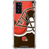 NFL Cleveland Browns Large Logo Galaxy Note20 5G Clear Case