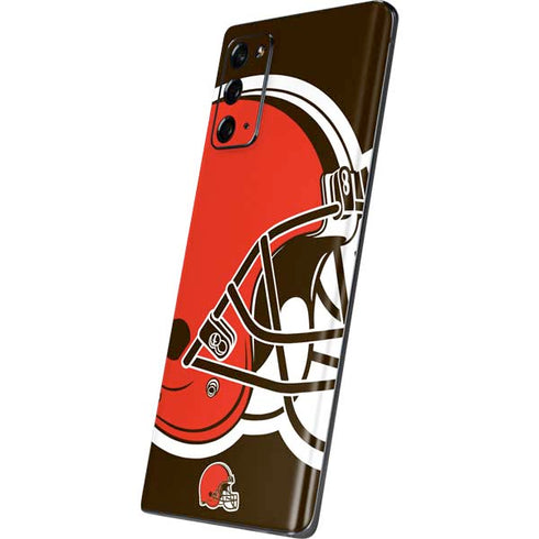 NFL Cleveland Browns Large Logo Galaxy Note20 5G Skin