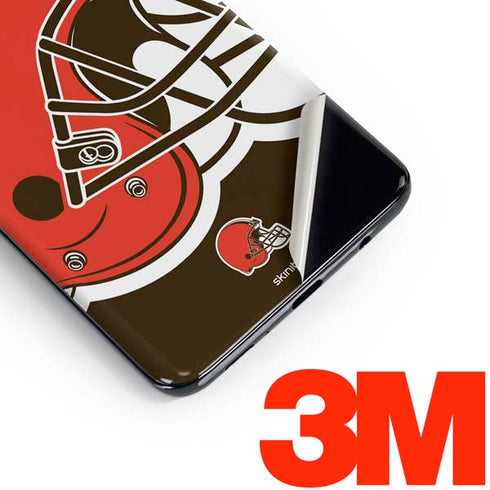 NFL Cleveland Browns Large Logo Galaxy S10e Skin