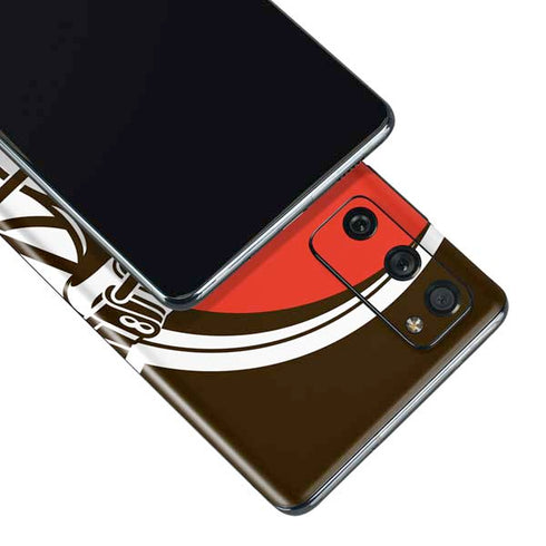 NFL Cleveland Browns Large Logo Galaxy S20 Fan Edition Skin
