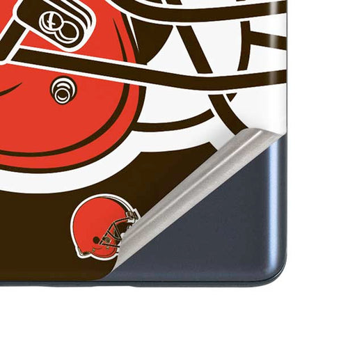 NFL Cleveland Browns Large Logo Galaxy S20 Fan Edition Skin