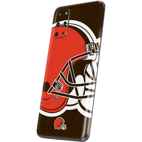 NFL Cleveland Browns Large Logo Galaxy S20 Plus Skin