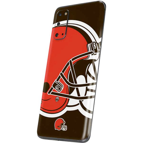NFL Cleveland Browns Large Logo Galaxy S20 Skin