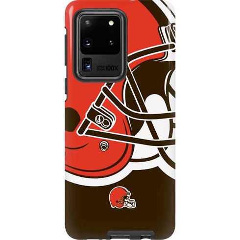 NFL Cleveland Browns Large Logo Galaxy S20 Ultra 5G Pro Case