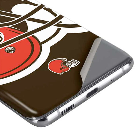 NFL Cleveland Browns Large Logo Galaxy S20 Ultra 5G Skin