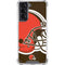 NFL Cleveland Browns Large Logo Galaxy S21 5G Clear Case