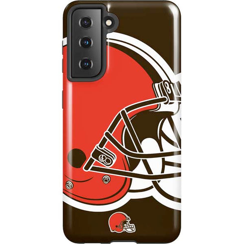 NFL Cleveland Browns Large Logo Galaxy S21 5G Pro Case