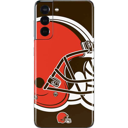 NFL Cleveland Browns Large Logo Galaxy S21 5G Skin