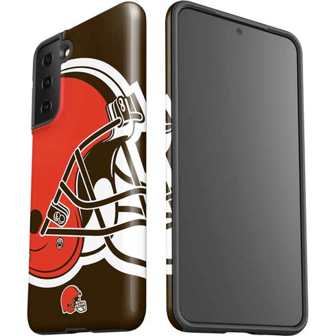 NFL Cleveland Browns Large Logo Galaxy S21 FE Pro Case