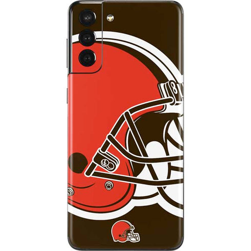 NFL Cleveland Browns Large Logo Galaxy S21 Plus 5G Skin