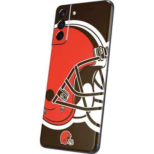 NFL Cleveland Browns Large Logo Galaxy S21 Plus 5G Skin