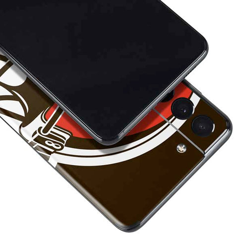 NFL Cleveland Browns Large Logo Galaxy S21 Plus 5G Skin