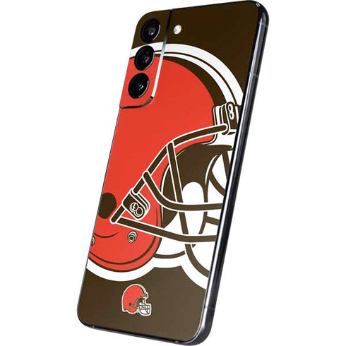 NFL Cleveland Browns Large Logo Galaxy S22 Plus Skin