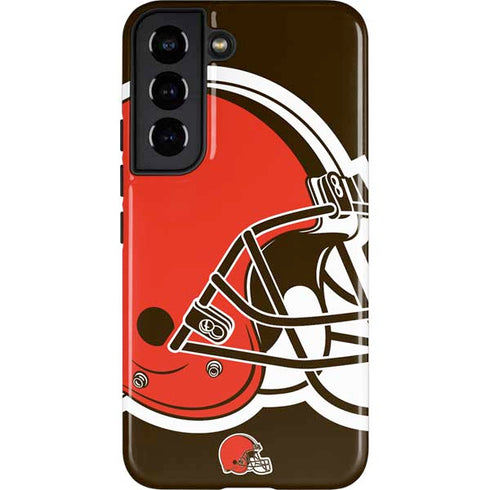 NFL Cleveland Browns Large Logo Galaxy S22 Pro Case
