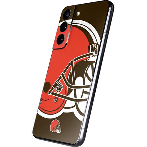 NFL Cleveland Browns Large Logo Galaxy S22 Skin